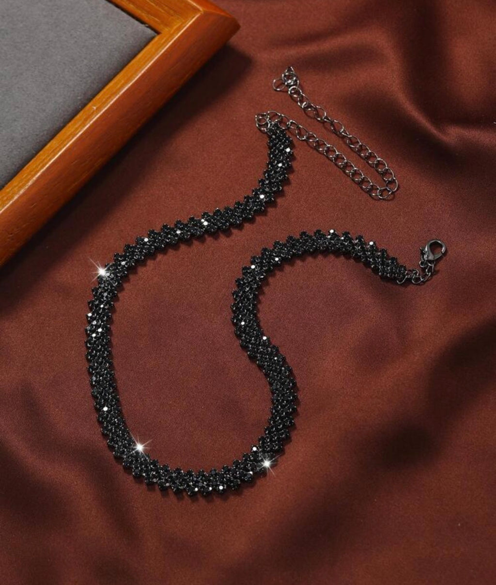 Rhinestone Decor Necklace