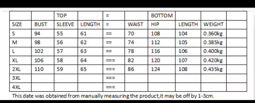 Modest Two Piece Sets Long Sleeve