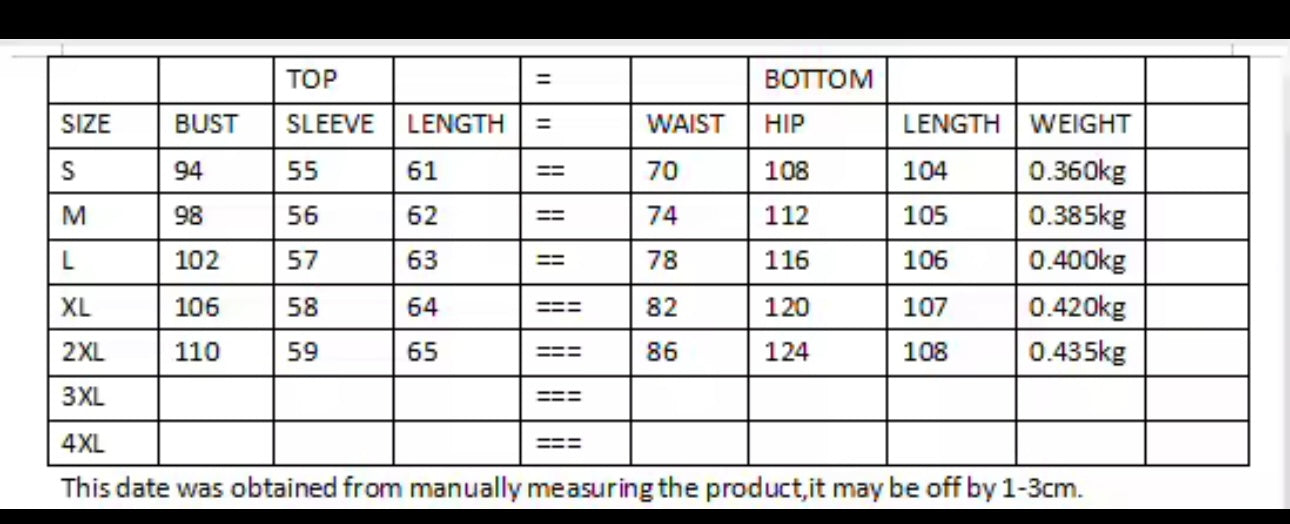 Modest Two Piece Sets Long Sleeve